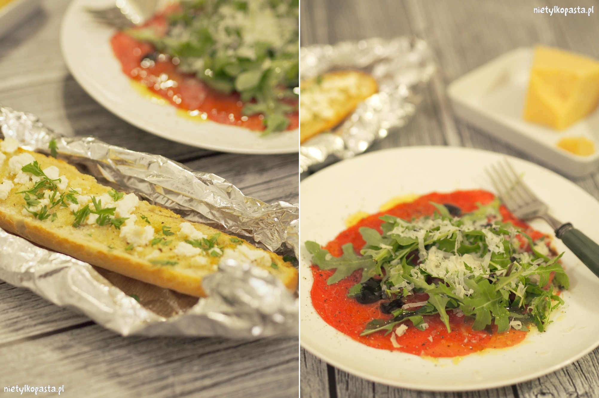carpaccio z polędwicy carpaccio z polędwicy