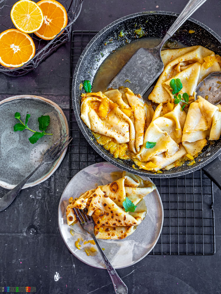 Naleśniki z pomarańczami – Crêpes Suzette