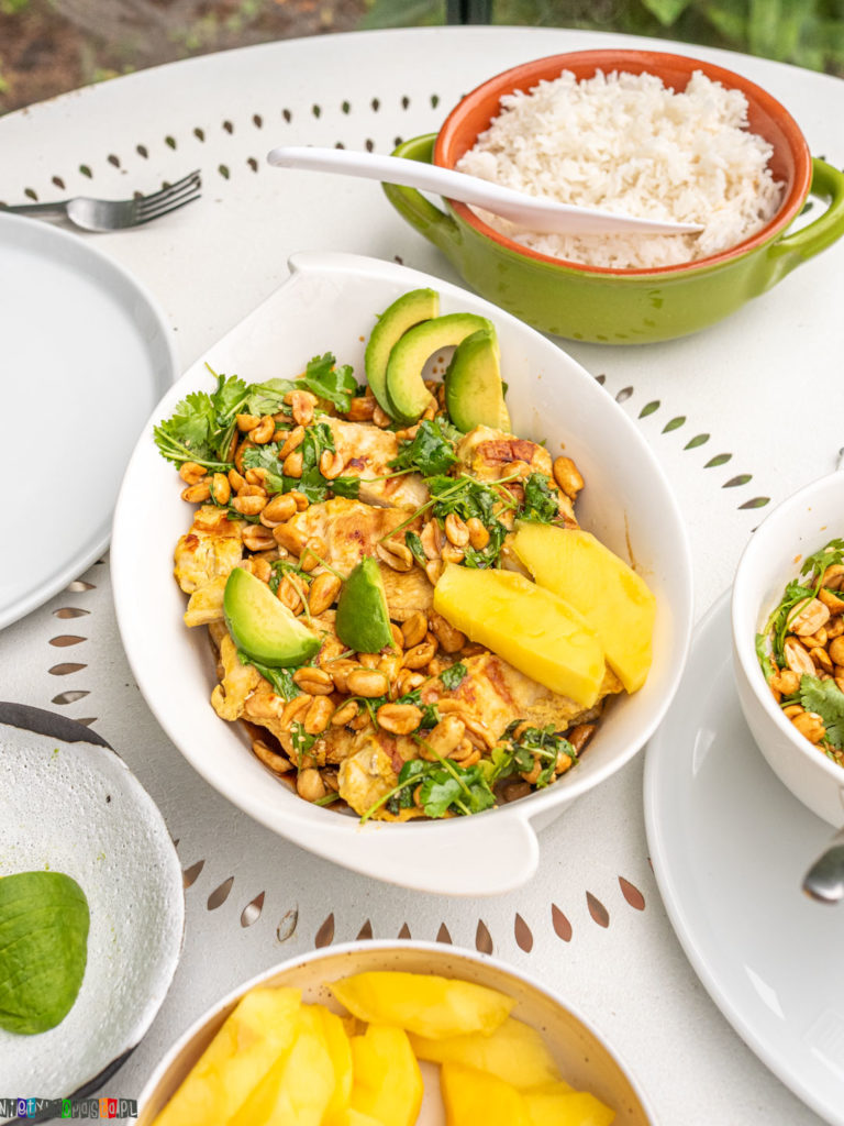 grillowany kurczak curry