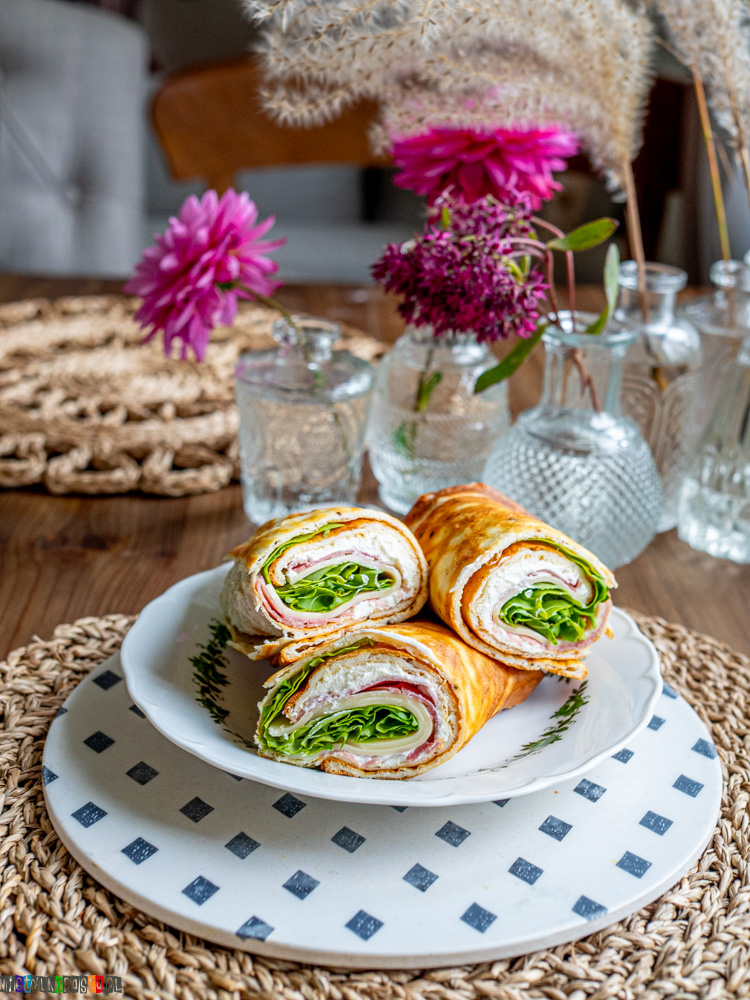 proteinowy wrap z serka wiejskiego