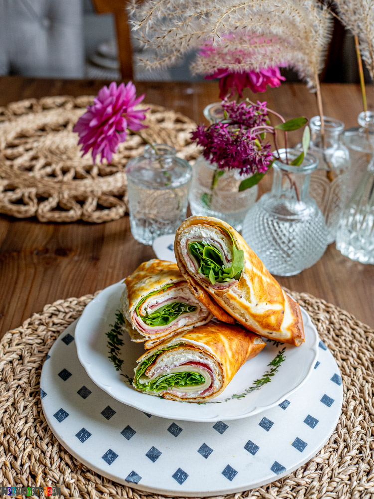 proteinowa tortilla z serka wiejskiego